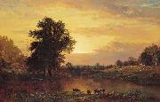 Alfred Thompson Bricher Sunset in the Catskills oil on canvas